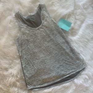 NWT Gray Workout Top
